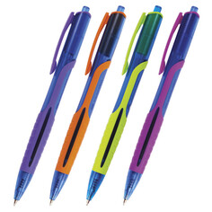 Ручки ручка шариковая масляная BRAUBERG Phantom color 0,35мм синий