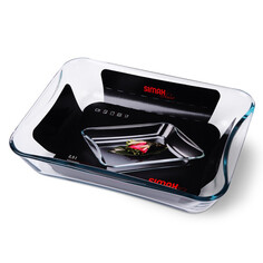 Формы для выпечки форма для запекания SIMAX 31x22,8x6,2см 2,5л прямоугольная жаропрочное стекло