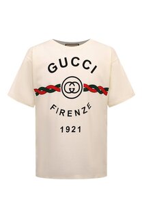 Хлопковая футболка Gucci