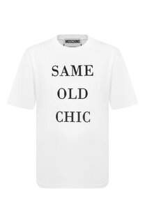 Хлопковая футболка Moschino