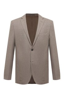Пиджак из шелка и шерсти Corneliani