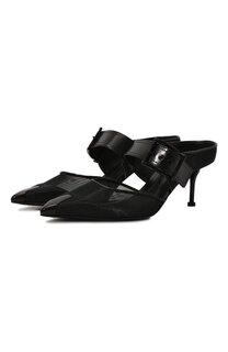 Кожаные мюли Alexander McQueen