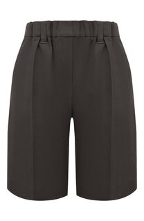 Шорты из вискозы и льна Brunello Cucinelli