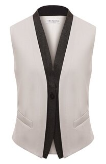 Шерстяной жилет Brunello Cucinelli