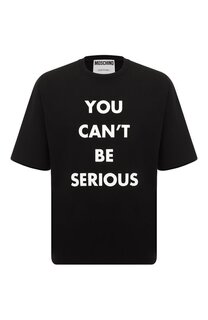 Хлопковая футболка Moschino
