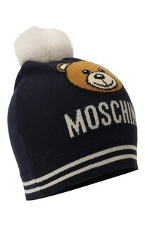 Шапка из хлопка и шерсти Moschino