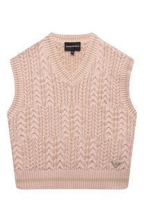 Хлопковый жилет Emporio Armani