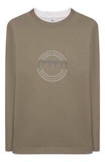 Хлопковый лонгслив Brunello Cucinelli