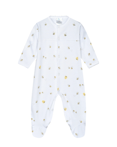 Комбинезон на кнопках, вышивка пчелы Lyda Baby