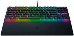 Клавиатура Razer Ornata V3 Tenkeyless RZ03-04881600-R3R1 механическая, черная USB Multimedia for gamer LED (подставка для запястий)