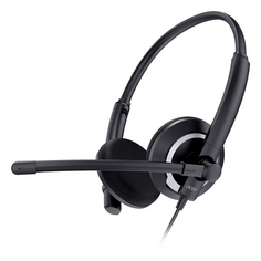 Гарнитура проводная Acer OHW307 ZL.HDSEE.002 черная, 1.8м, накладная, оголовье