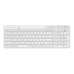 Клавиатура Wireless A4Tech Fstyler FBK27C AS белая USB BT/Radio slim Multimedia (2010343)