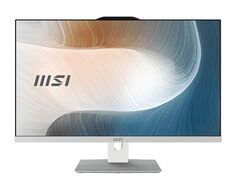 Моноблок 27 MSI Modern AM272P 1M-675XRU 9S6-AF8232-675 5 120U/16GB/512GB SSD/Intel Graphics/1920x1080/GBitEth/WiFi/BT/Cam/kbd/mouse/noOS/white