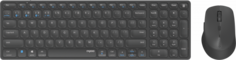 Клавиатура и мышь Wireless Rapoo 9700М DARK GREY клав:серый мышь:серый USB Bluetooth/Радио slim Multimedia (14521)