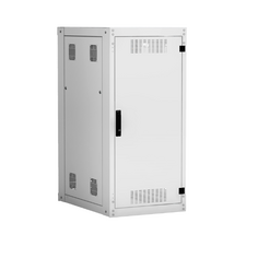 Шкаф напольный Netlan EC-FZ-246080-MMM-GY 19", 24U, 600х800 мм, дверь металл, серый