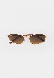 Очки солнцезащитные Ray-Ban® RB3734 001/M2, с поляризационными линзами
