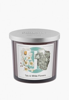 Свеча ароматическая Pernici Talc & White flowers (Тальк и Белые цветы), 200 г воска