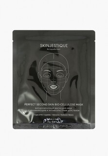 Маска для лица Skinjestique Биоцеллюлозная с увлажняющим и антивозрастным действием Perfect second skin bio-cellulose mask