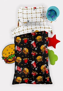 Постельное белье 1,5-спальное Juno 70х70 Фаст Фуд