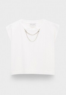 Топ Forte Forte organic cotton jersey and crystal neacklace top puro