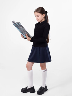 Поло для девочек в черном цвете Mark Formelle