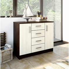 Комод эра (к1000-2д), 1000х430х830, венге/лоредо NO Brand
