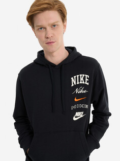 Свитшот мужской Nike Nk Club, Черный