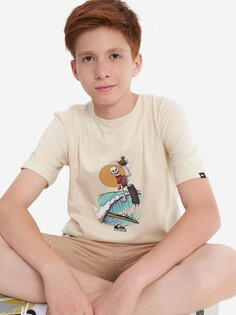 Футболка для мальчиков Quiksilver Never Ending Surf, Бежевый