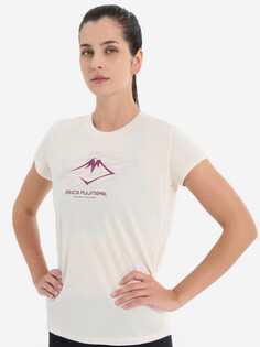 Футболка женская ASICS Fujitrail Logo, Бежевый