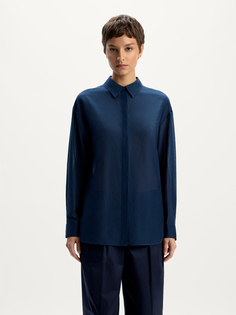 Рубашка из хлопка и шелка 12 STOREEZ