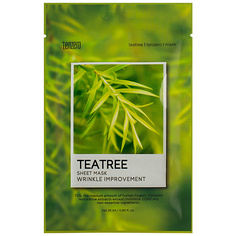 TENZERO Маска для лица тканевая с экстрактом чайного дерева Teatree Sheet Mask