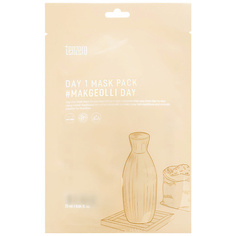 TENZERO Маска для лица тканевая с экстрактом риса Day 1 Mask Pack # Makgeolli Day