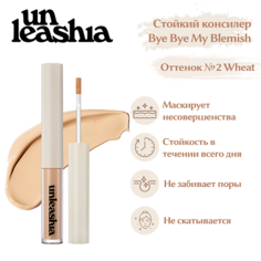 Консилер UNLEASHIA Bye Bye My Blemish Concealer Стойкий консилер для корректировки несовершенств
