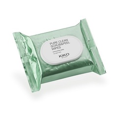 Салфетки для лица PURE CLEAN SCRUB&PEEL WIPES/НОВЫЕ ОЧИЩАЮЩИЕ САЛФЕТКИ ДЛЯ СКРАБИРОВАНИЯ И ПИЛИНГА Kiko