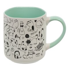 Кружка фарфор, 480 мл, Cats life, Atmosphere, AT-K3594 Atmosphere®