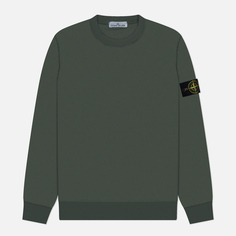 Мужская толстовка Stone Island Crew Neck Regular Fit, цвет оливковый