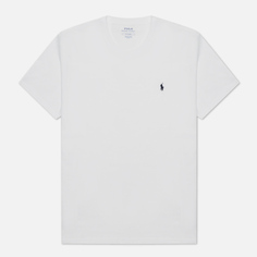 Мужская футболка Polo Ralph Lauren BCI Liquid Cotton Sleep Top Crew Neck, цвет белый
