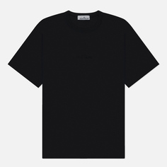 Мужская футболка Stone Island Fissato Treatment, цвет чёрный