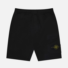 Мужские шорты Stone Island Cargo Bermuda Regular Fit, цвет чёрный