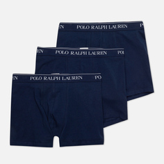 Комплект мужских трусов Polo Ralph Lauren BCI Cotton/Elastane Boxer Brief 3-Pack, цвет синий