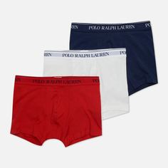 Комплект мужских трусов Polo Ralph Lauren BCI Cotton/Elastane Classic Trunk 3-Pack, цвет комбинированный