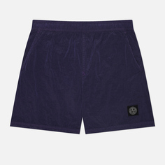 Мужские шорты Stone Island Econyl Swim Regular Fit, цвет фиолетовый