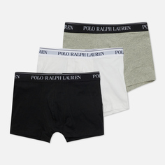 Комплект мужских трусов Polo Ralph Lauren BCI Cotton/Elastane Classic Trunk 3-Pack, цвет комбинированный