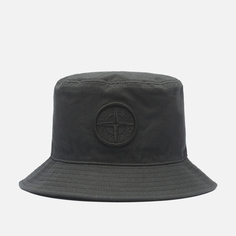 Панама Stone Island Embroidered Logo, цвет чёрный