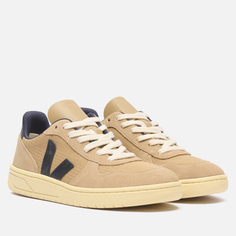 Женские кроссовки VEJA V-10 Ripstop, цвет коричневый