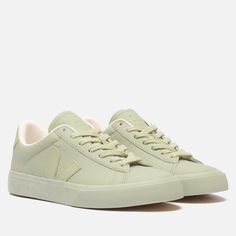 Женские кроссовки VEJA Campo Chromefree Leather, цвет зелёный