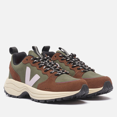 Женские кроссовки VEJA Venturi VC Suede, цвет оливковый