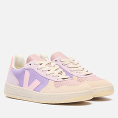 Женские кроссовки VEJA V-10 Suede, цвет фиолетовый
