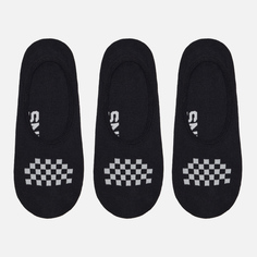 Комплект носков Vans Classic Canoodle Wmns 3-Pack, цвет чёрный