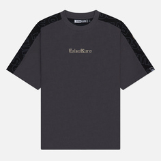 Мужская футболка Evisu Evisukuro All Over Monogram Panel, цвет серый
